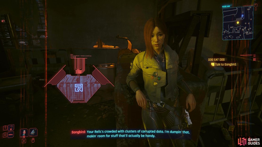 Talking to Songbird will unlock a new skill tree aptly named &ldquo;Relic&rdquo;.