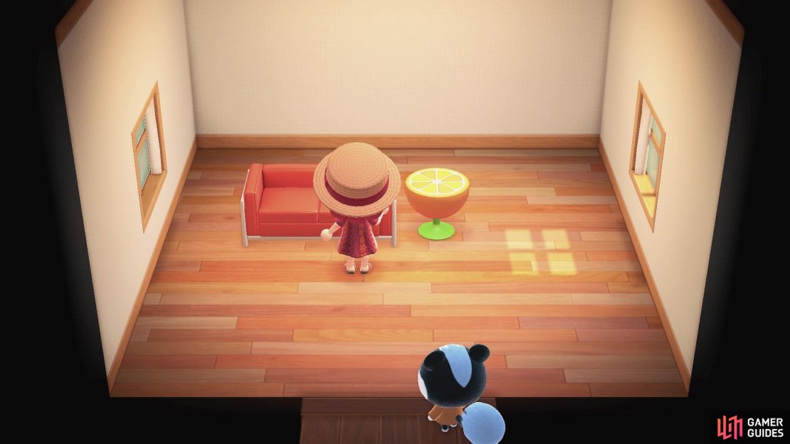 Don&rsquo;t forget to use the two required items of furniture in your design.