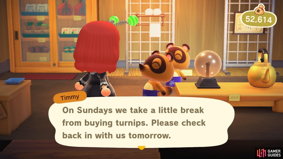 You can&rsquo;t sell turnips on Sundays. 