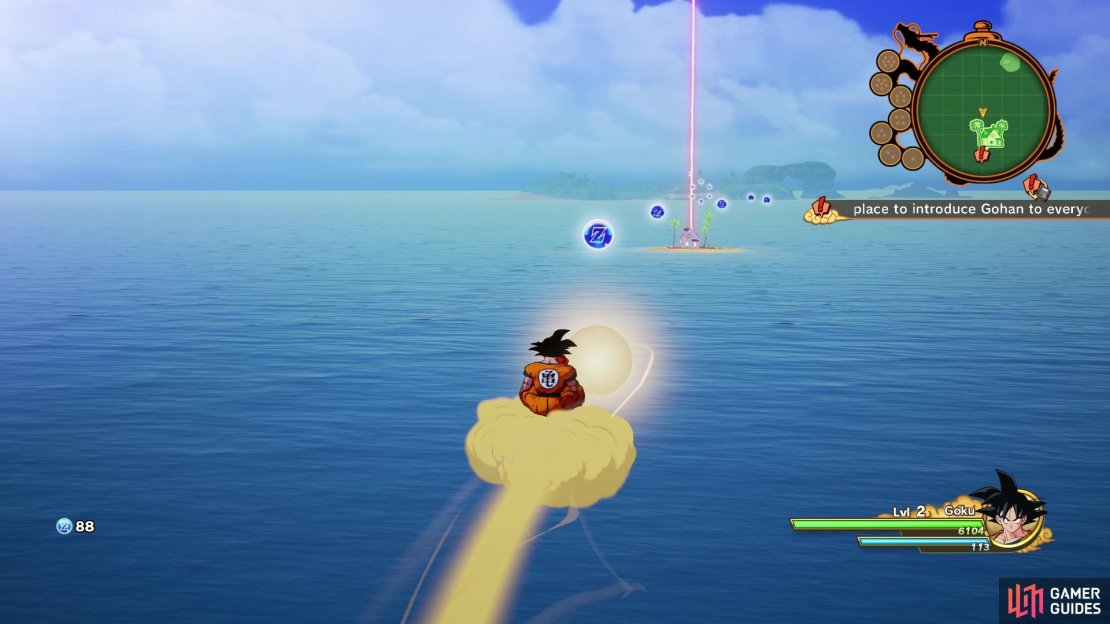 There&rsquo;s a lot of blue Z Orbs out over the open waters
