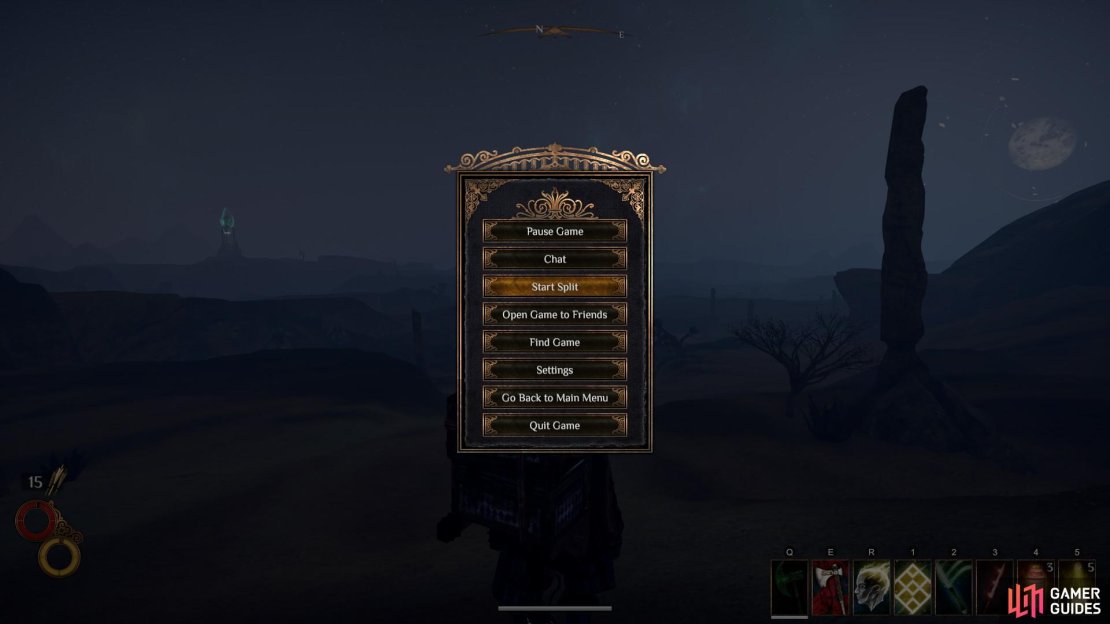 Create your own new character by selecting &lsquo;Start Split&rsquo; if you have a controller or another computer.