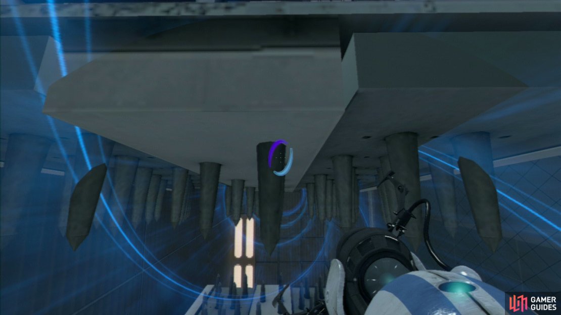 Player 2: You need to be really quick for the next part of the spike course as there&rsquo;s a looping spike panel that will keep coming down from the ceiling in an effort to crush your teammate. Stand off the button until your friend gets a bit too close to the crusher (if you think they&rsquo;re too close, stand on the button to drag them back a bit). Ideally you want them to be pushing into the spike panel when it&rsquo;s fully extended, as they&rsquo;ll simply coast past as it retracts towards the ceiling again.