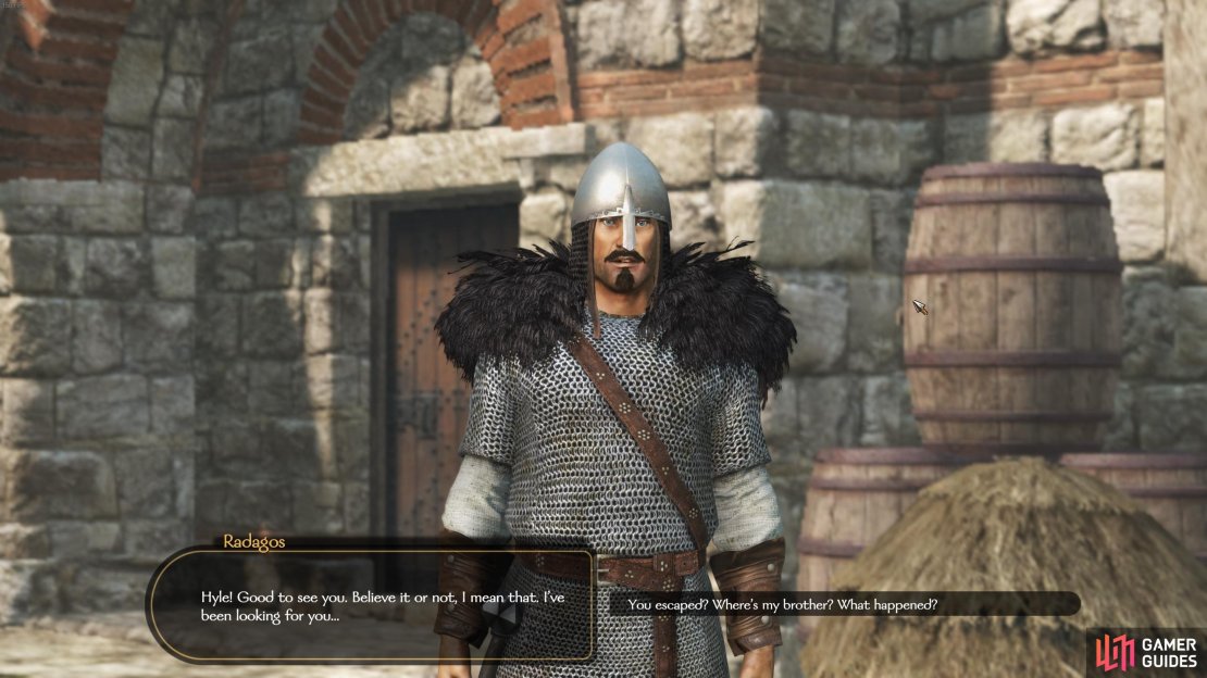 After completing Rebuild Your Clan, you&rsquo;ll meet Radagos when you next visit a major settlement.