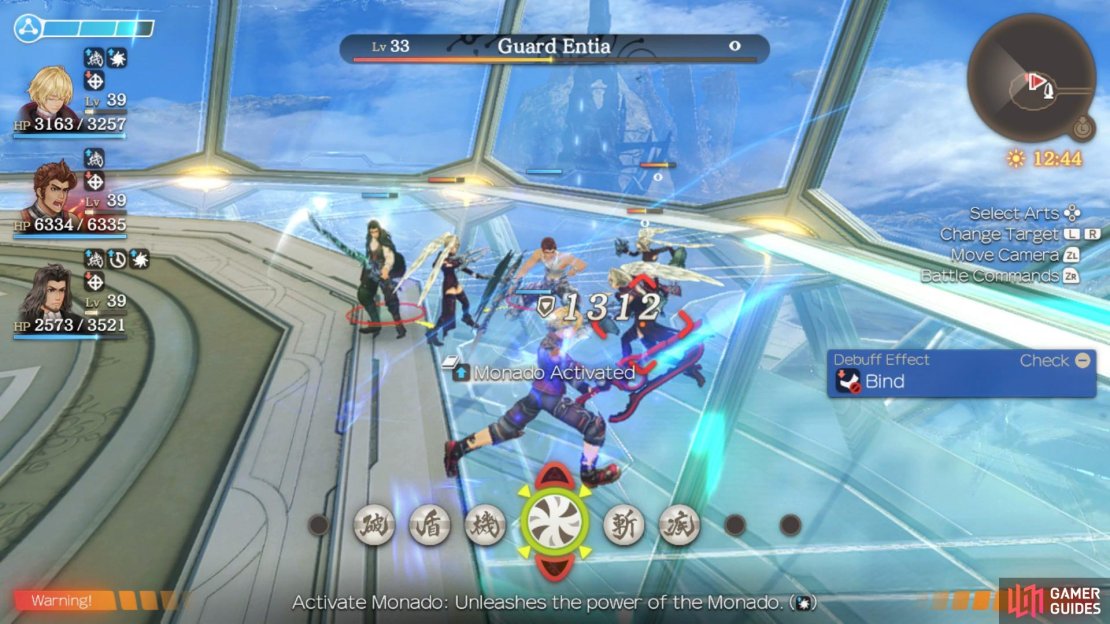Like Faced Mechon, you&rsquo;ll want to Topple the Guard Entia&rsquo;s to prevent deflecting. 