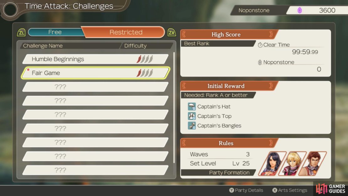 Fair Game will force you to control Sharla in battle