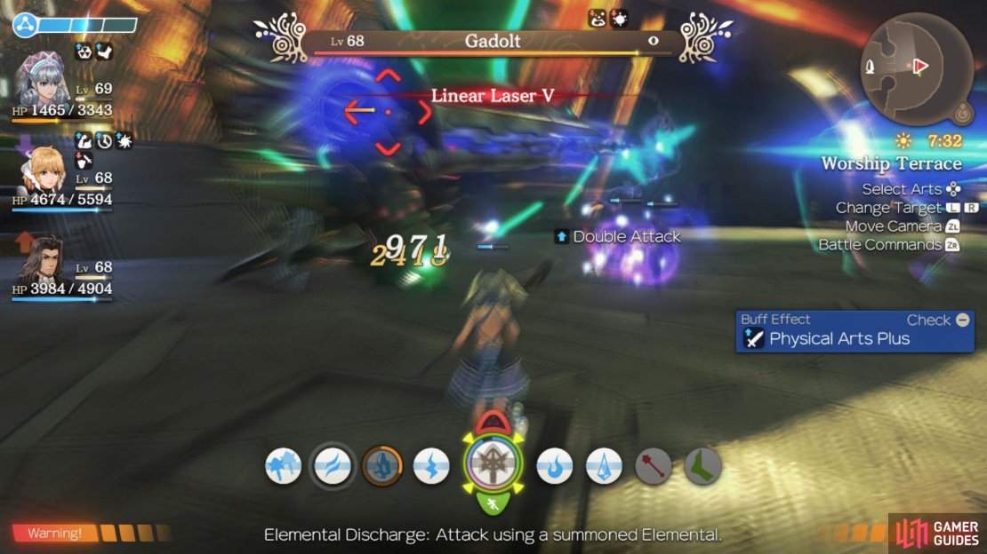 Linear Laser is his most deadly Art, use Monado Shield if you&rsquo;re using Shulk
