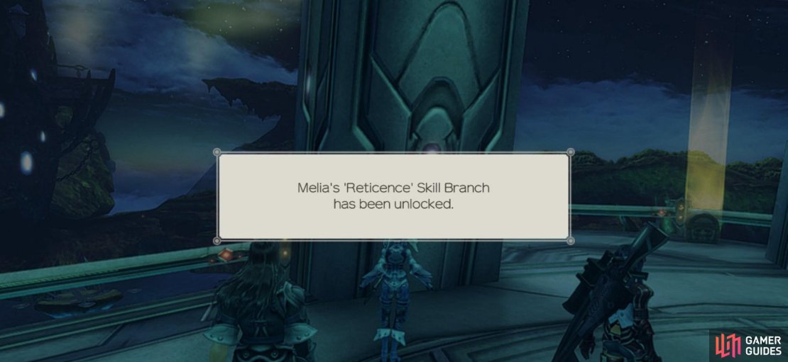 Completing this quest will unlock Melia&rsquo;s skill branch, Reticence. 
