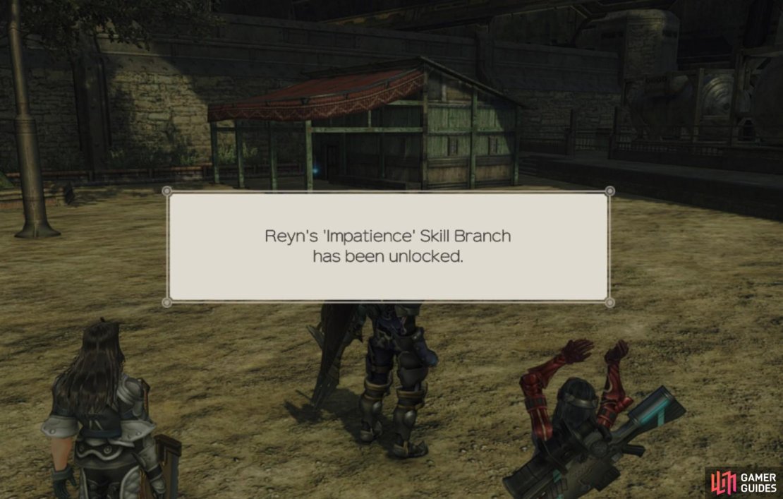 Competing this quest will unlock Reyn&rsquo;s skill branch, Impatience. 