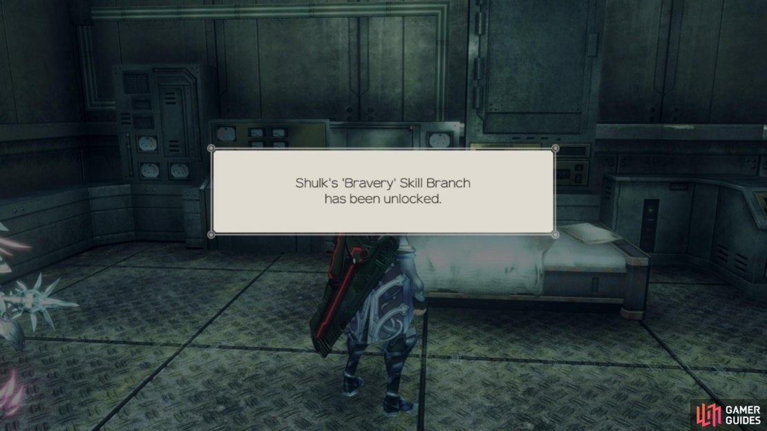 Completing this quest will unlock Shulk&rsquo;s fifth skill branch, Bravery.