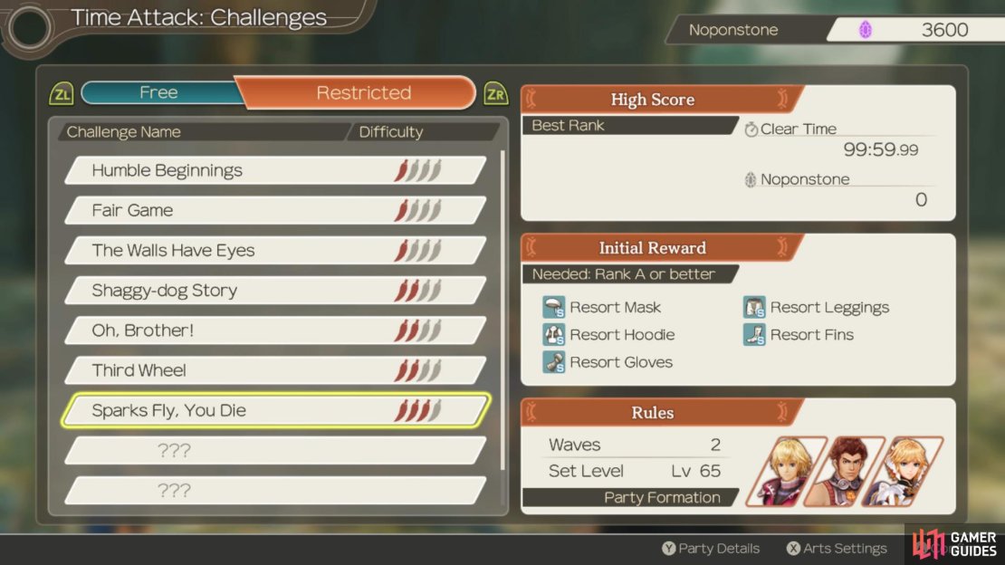You&rsquo;re back in control of Shulk for this Time Attack