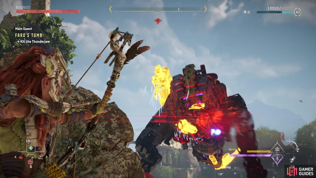 You should remove the Disc Launcher as soon as the fight starts