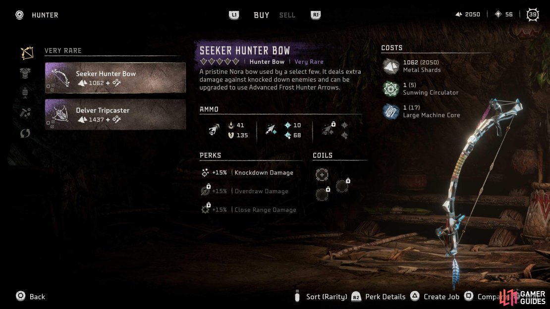 You can buy the Seeker Hunter Bow from the Hunter in Fall&rsquo;s Edge.