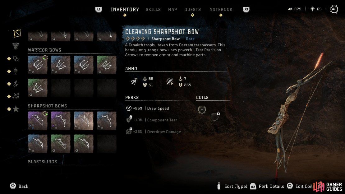 You&rsquo;ll automatically obtain the Cleaving Sharpshot Bow during the main quest &ldquo;The Broken Sky&rdquo;.