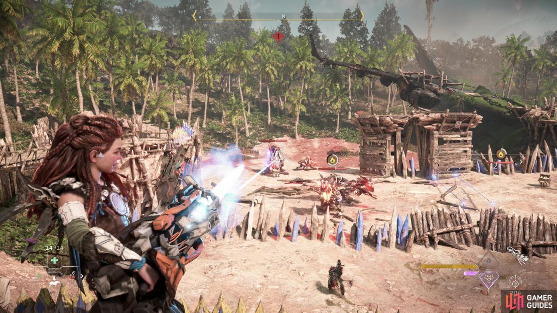 Use the heavy weapons at your disposal to defeat Regalla&rsquo;s machines.