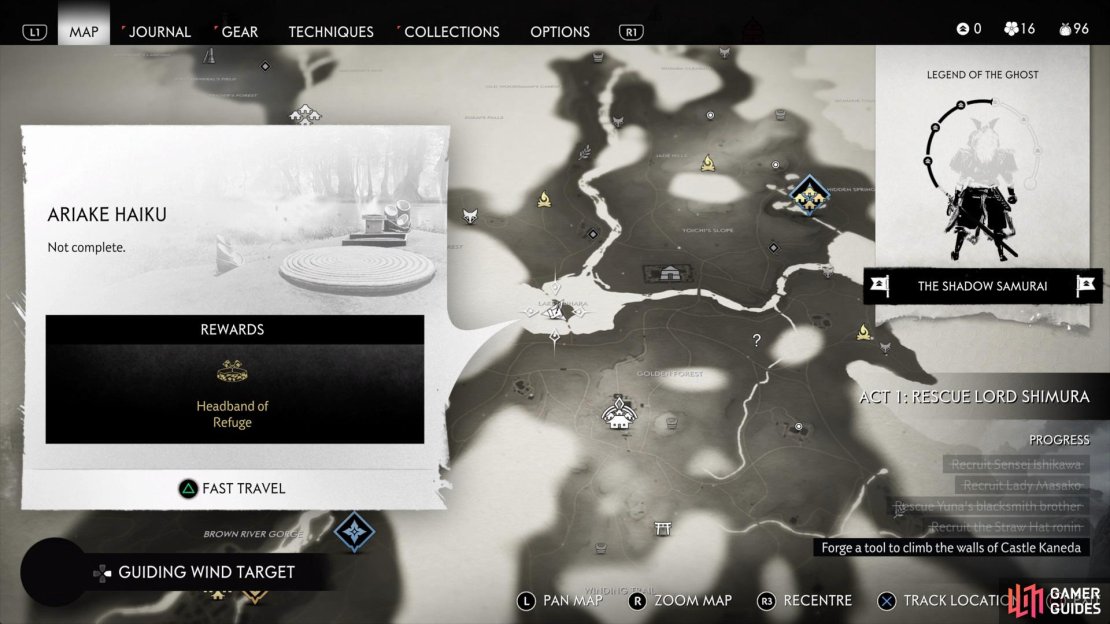 Head Northwest of Golden Forest to find this Haiku Spot