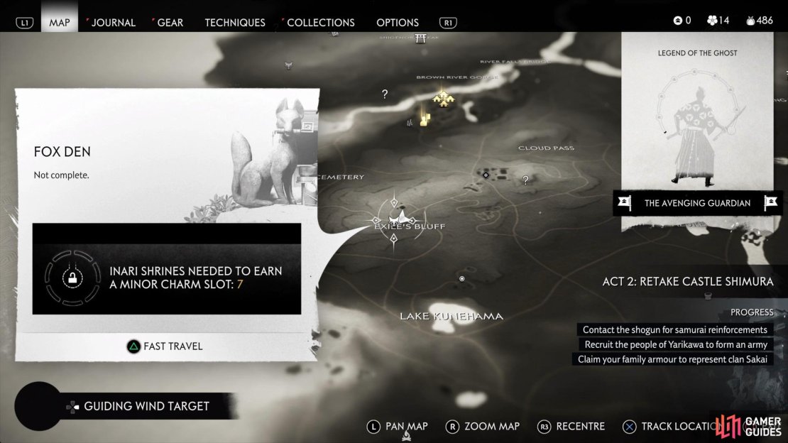 Head to Exile&rsquo;s Bluff to be greeted by a Fox
