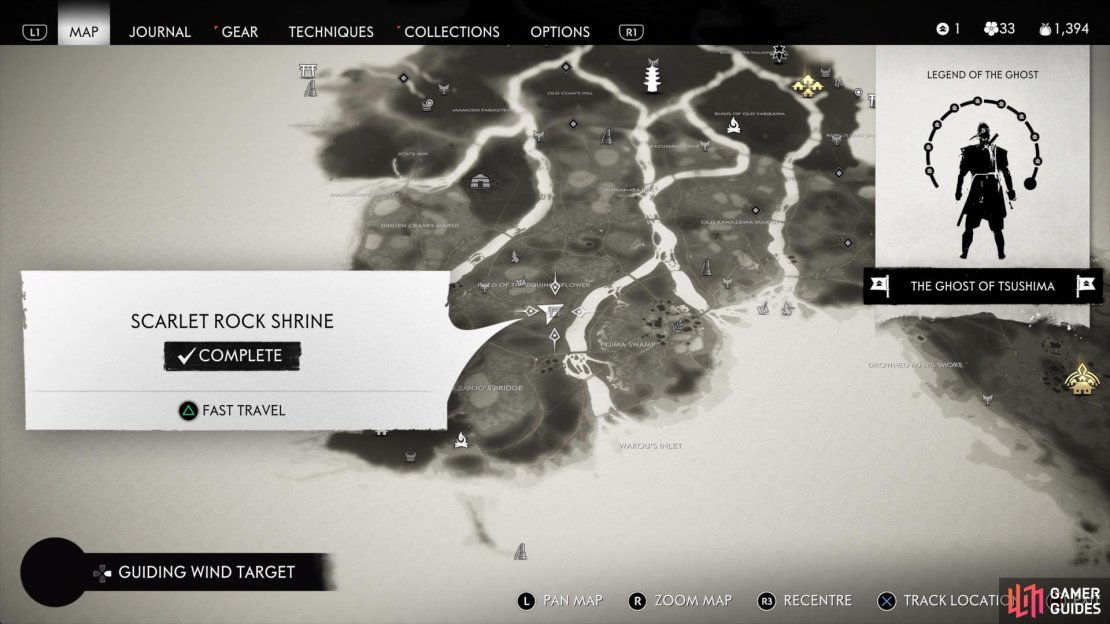 Head East of Lady Sanjo&rsquo;s Bridge to find the entrance of Scarlet Rock Shrine