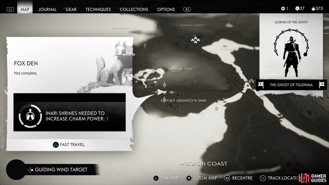 Head Northwest of Lucky Genzo&rsquo;s Inn to be greeted by a Fox