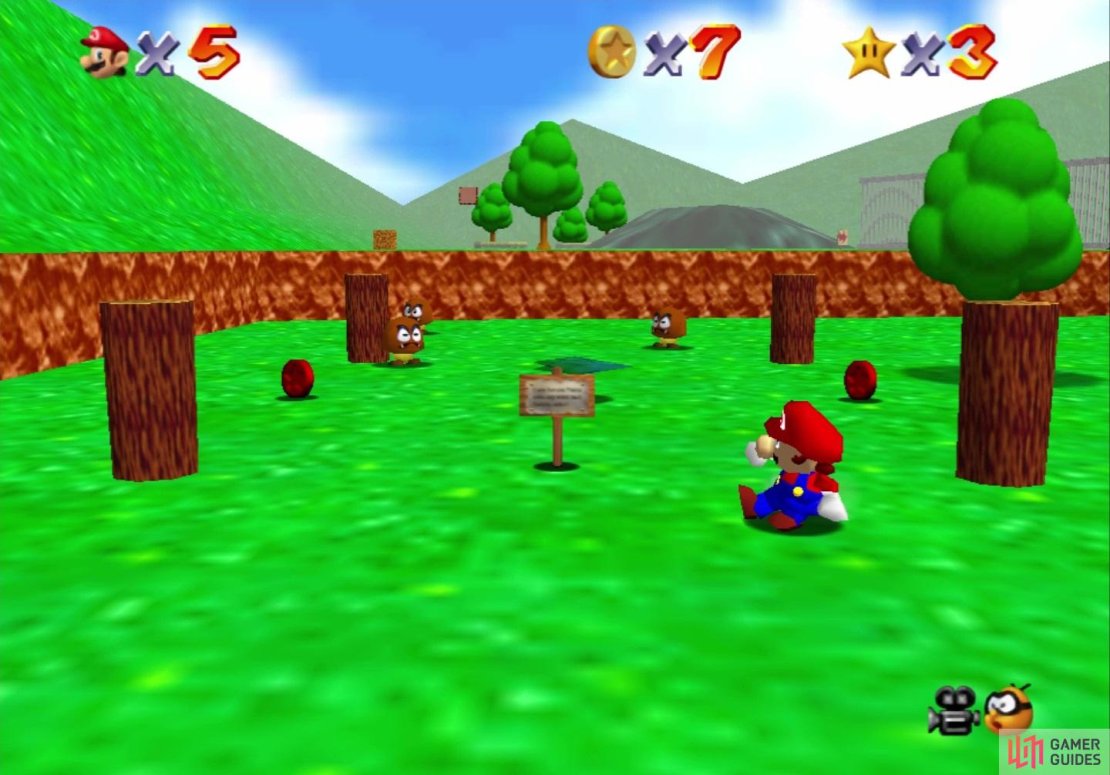 The location of Red Coins 4 and 5