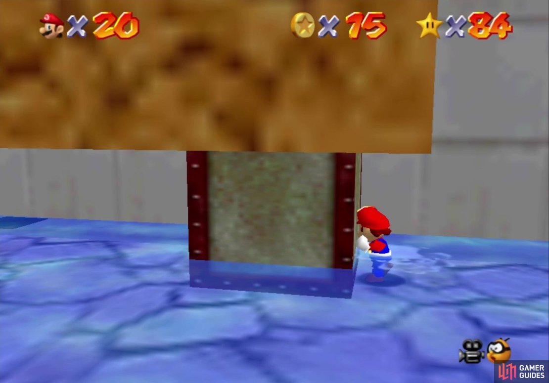 Push this large block to get Secret 1