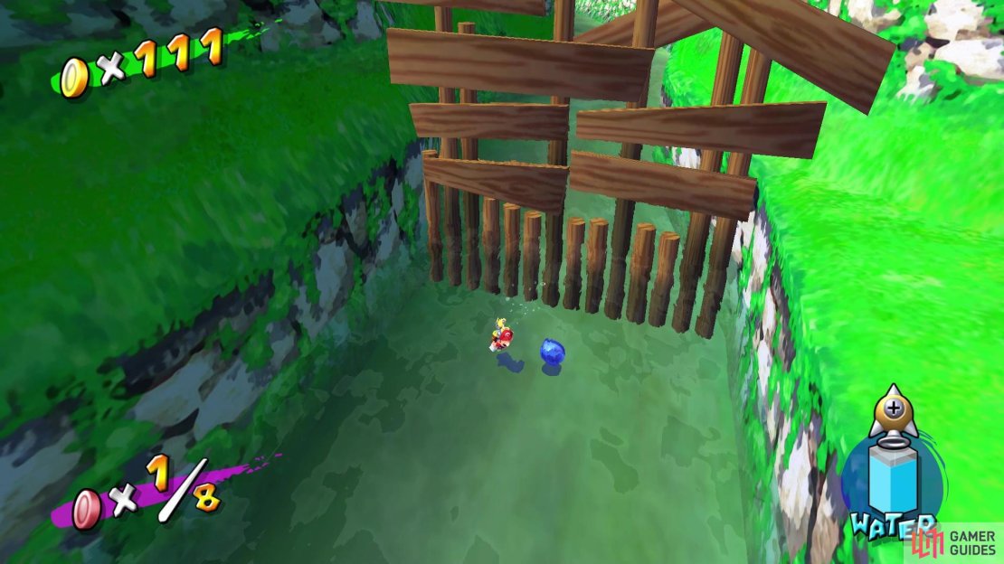 Blue Coin #1 is found underwater at this dead end
