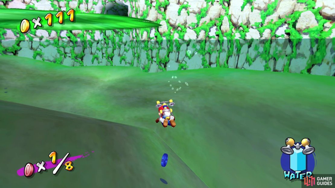 Blue Coin #22 can be found underwater here