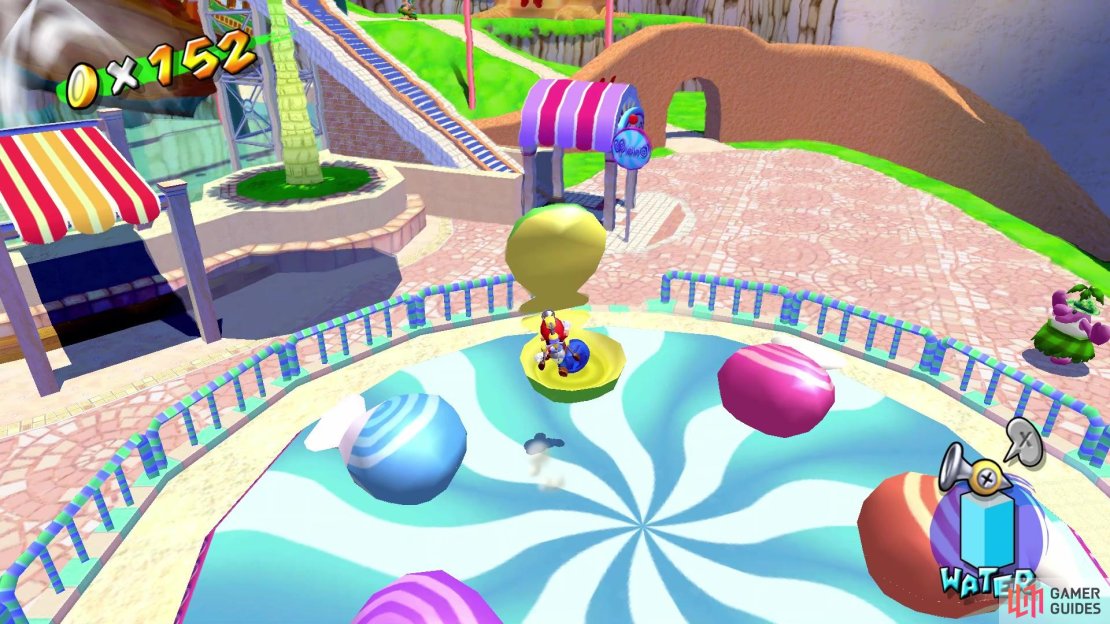 Blue Coin #12 is inside the green shell