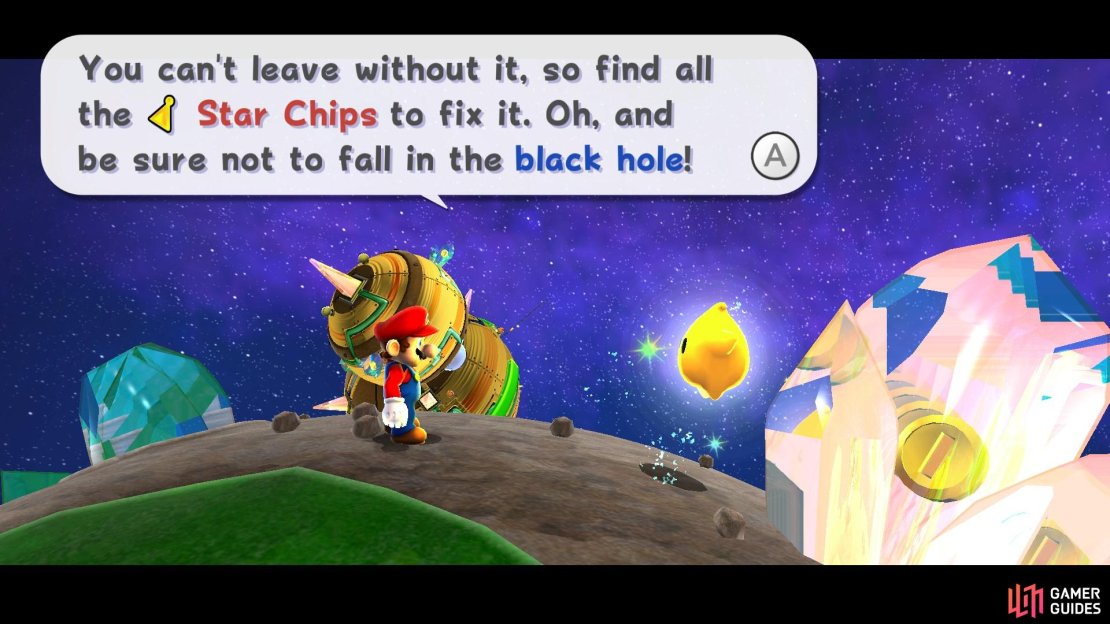 You&rsquo;ll need to collect all the Star Chips to continue.