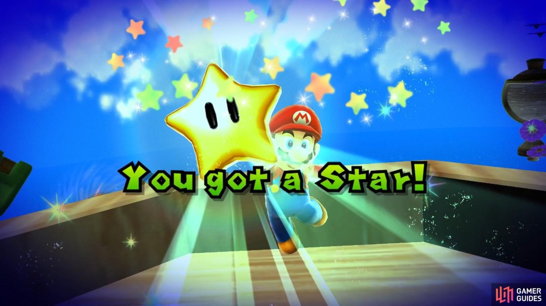 When you win the race, you&rsquo;ll get a power star.