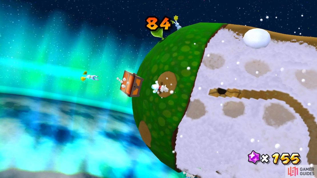 You&rsquo;ll need to use the fire flower to melt the snowmen!