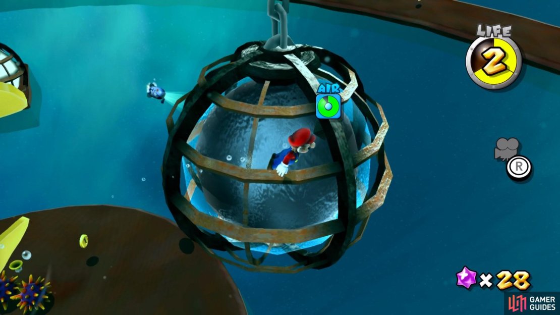 Use the Torpedo Ted to explode the weight that&rsquo;s holding the Fortress down.
