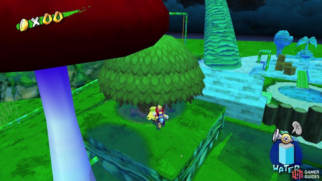 You&rsquo;ll find each of the different fruits growing on this tree near the bath.