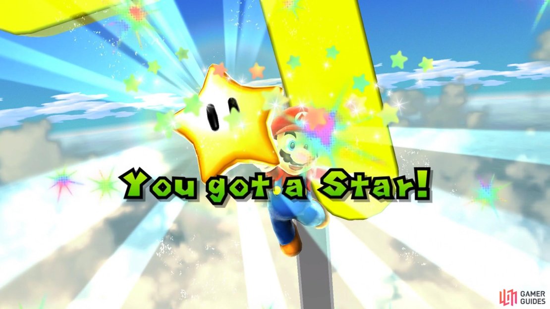 Once you get to the end, you&rsquo;ll be able to access the Power Star once the ball explodes!