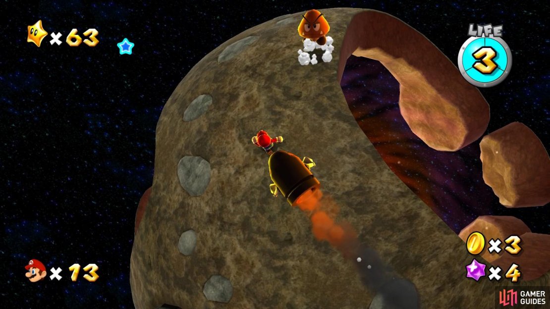 You&rsquo;ll need to guide a Bullet Bill across the planet to reach the caged Star Launcher.