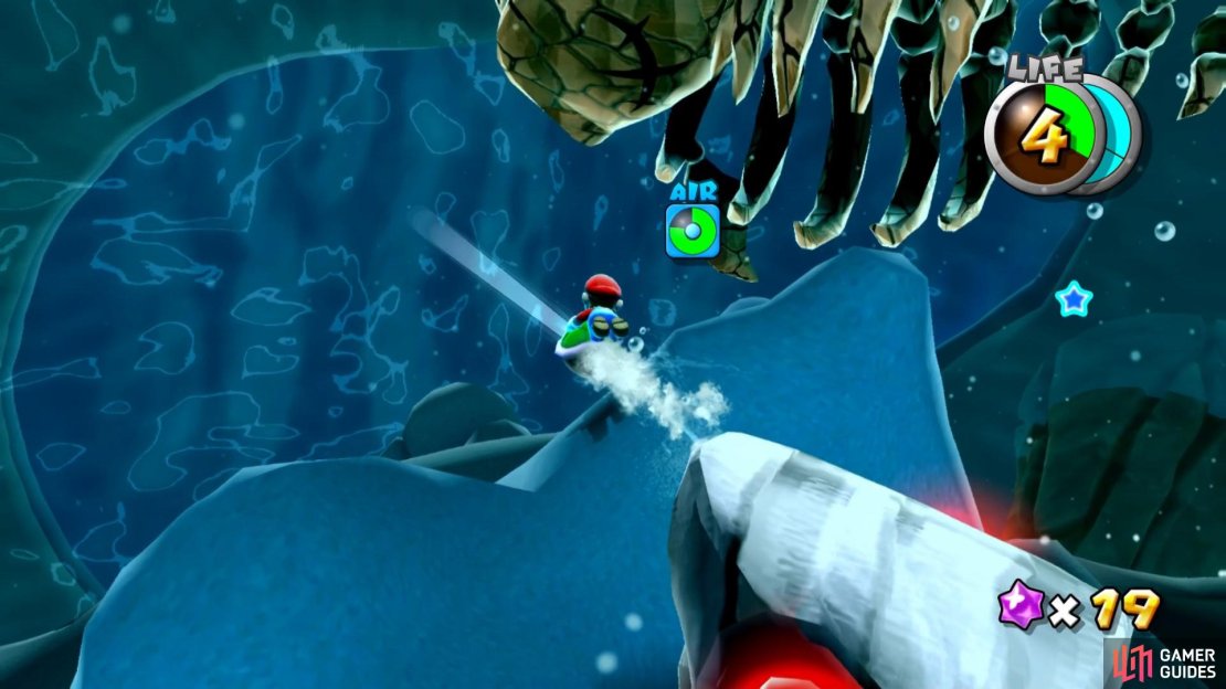 Aim the shell at the Kingfin&rsquo;s head for a more accurate shot.