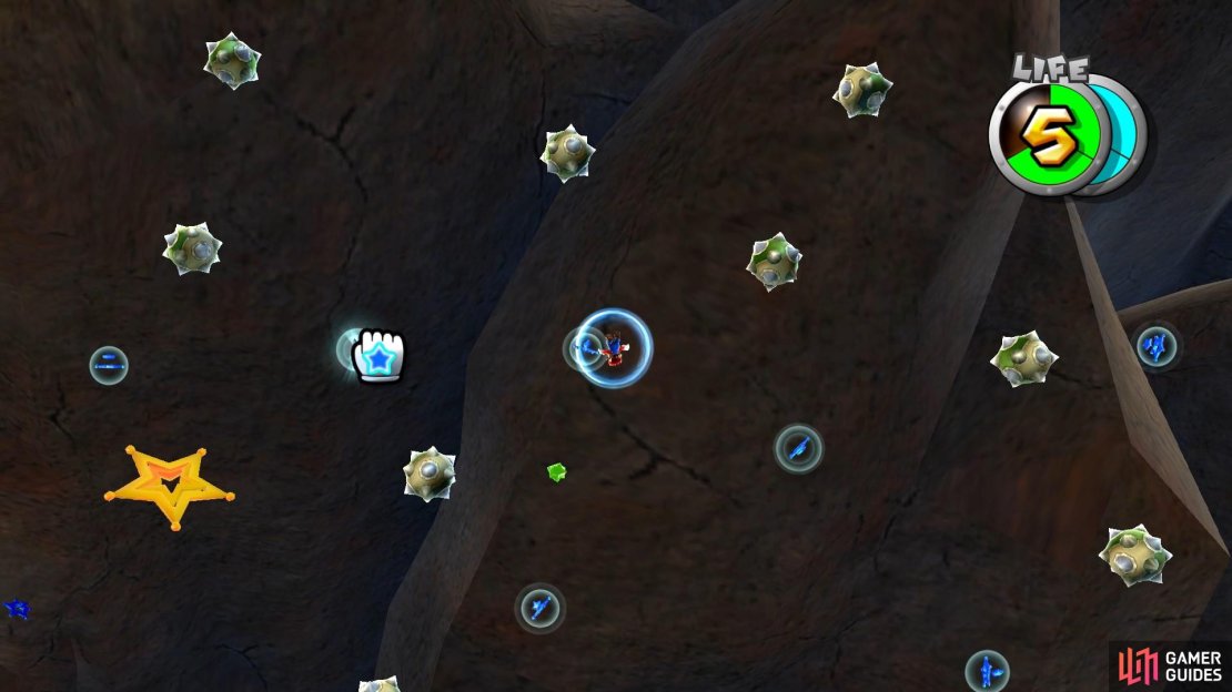 You&rsquo;ll need to navigate around lots of Space Mines in this level.