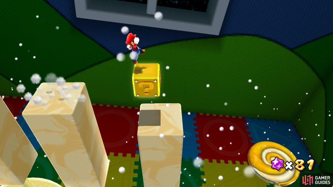 Jumping on the tops of the popsicles might be easier for some players!