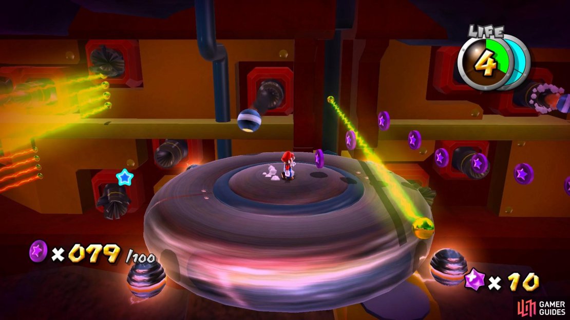 You&rsquo;ll need to perform a couple of jumps across electric barriers.