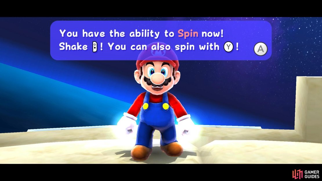 You won&rsquo;t have spin jump unlocked during the initial scene in Toad Town.