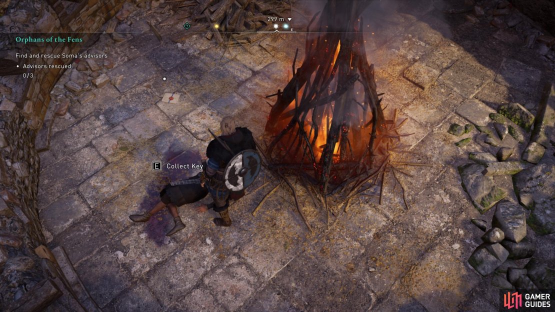 Once you&rsquo;ve lit the beacon, be sure to collect the key.