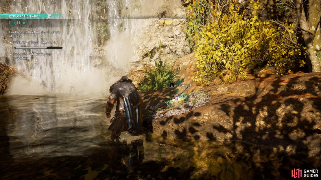 Next to the waterfall in the northwest of the settlement, to the right of Valka&rsquo;s Hut.