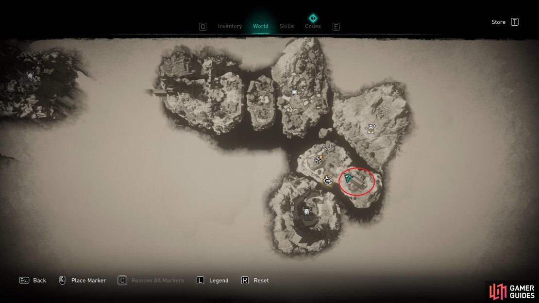 The location of the forge where the dwarves are imprisoned in Dokkerland.