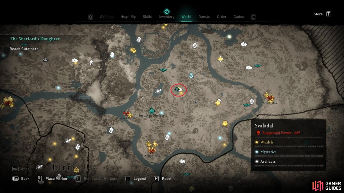 You&rsquo;ll find the dwarves with information at Gufathorp.