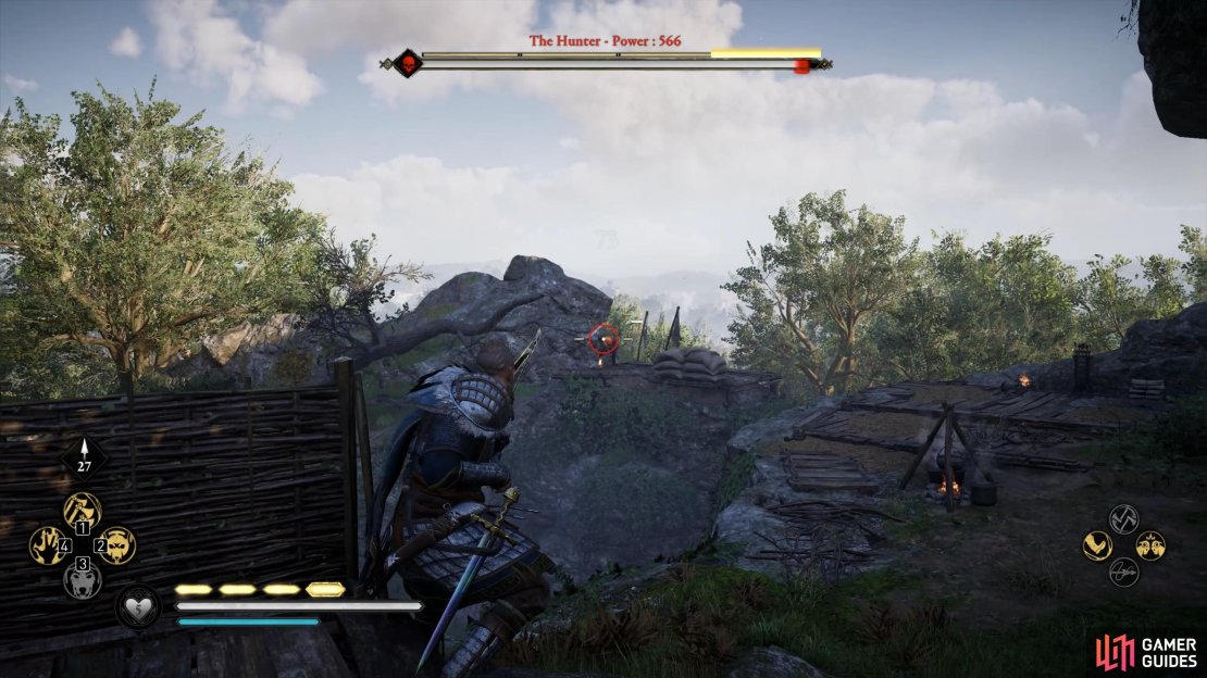 Shoot Amric&rsquo;s weak points as soon as possible to weaken his defences and stun him briefly.
