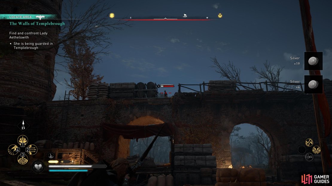 Take out the archers on the walls as soon as possible.