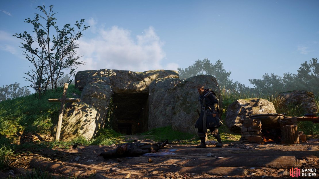 The Monk&rsquo;s Tomb.