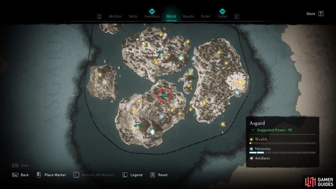 The location of the Noble Harts mystery.