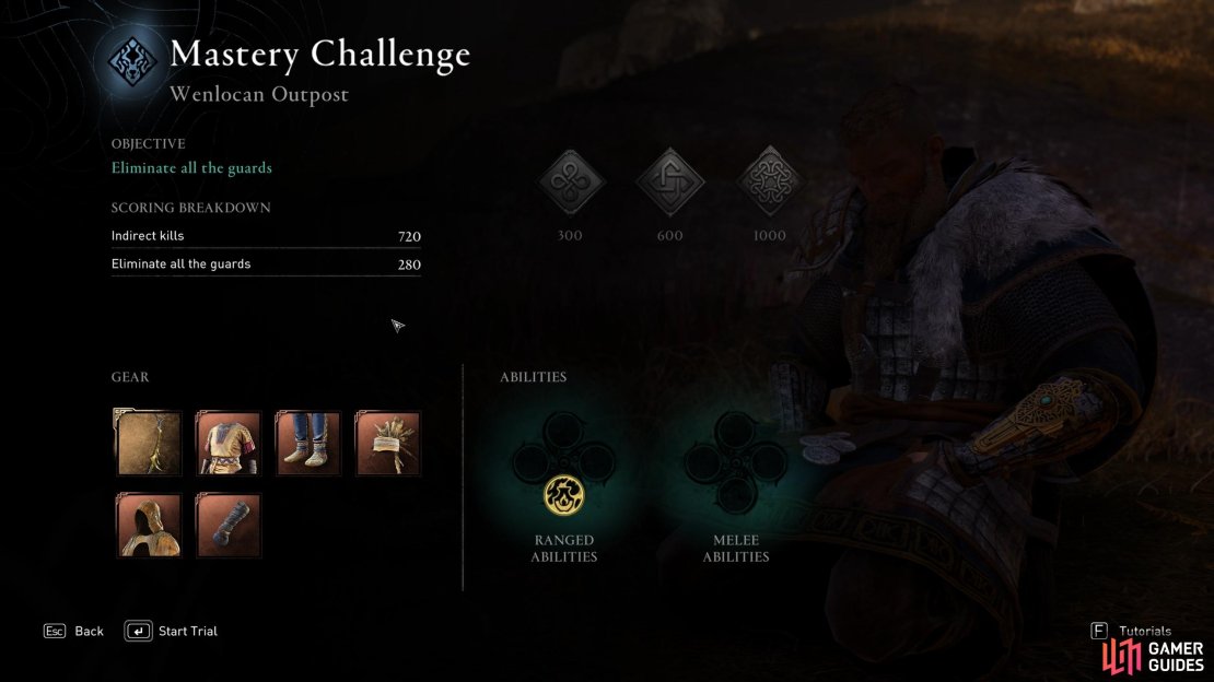 Be sure to check the runes and set bonuses on your gear before the trial, and how to use Ranged Fire Strike.