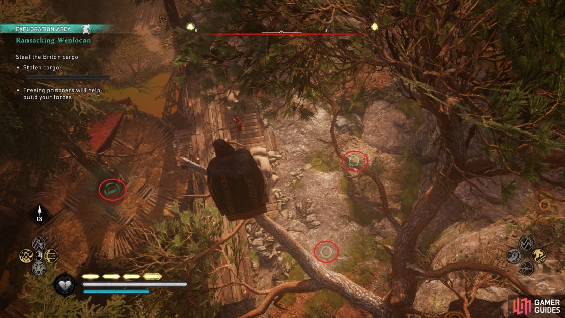 Use Odin&rsquo;s Sight to highlight the location of cargo within the outpost.