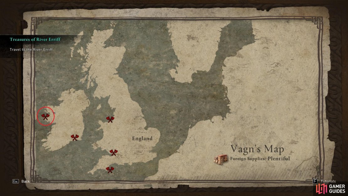 You&rsquo;ll be able to access the River Erriff once you&rsquo;ve completed The Legend of Lugh in River Berbha.